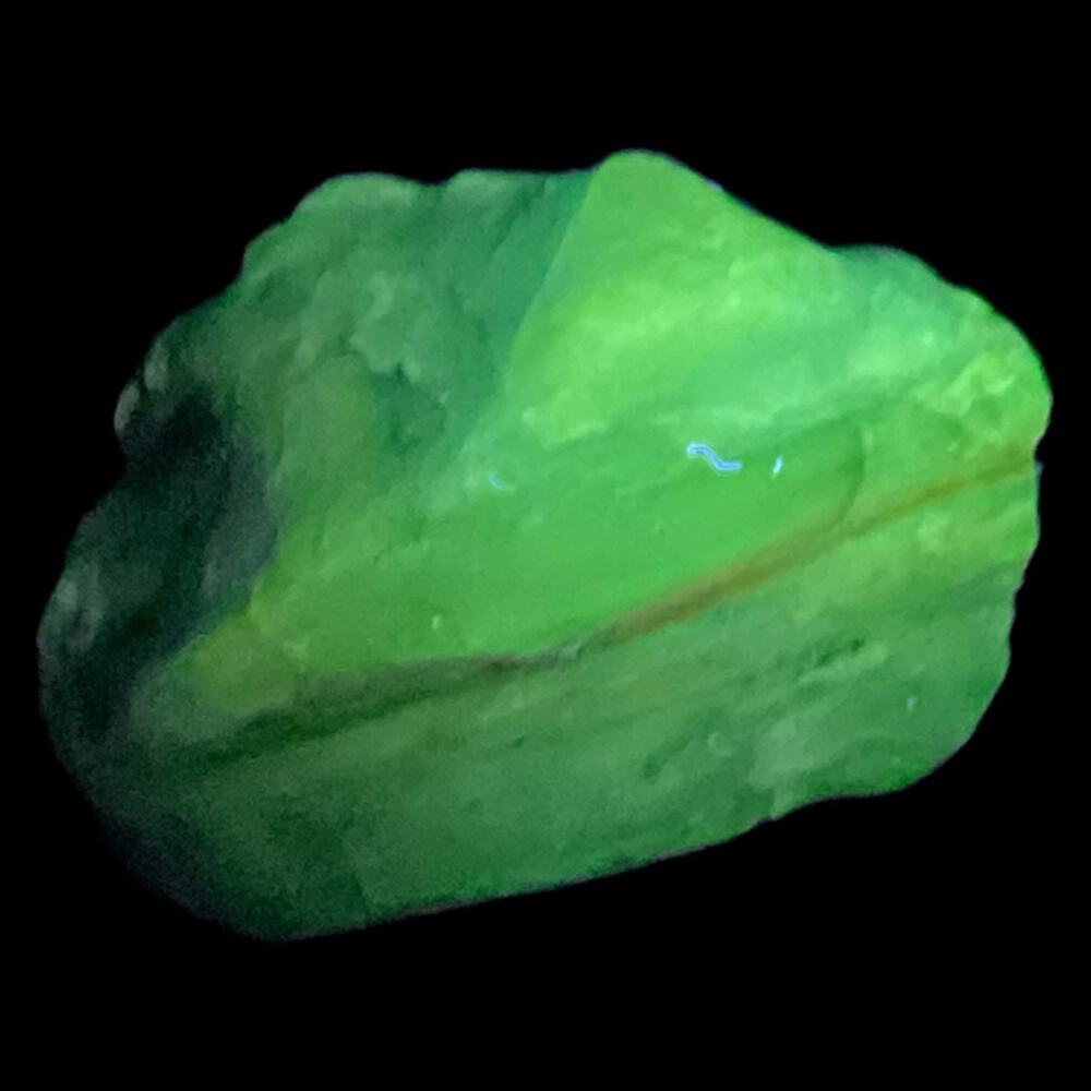 Cobalt Art Glass Cullet Glowing Manganese Slag Glass‎ #5GL126